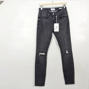 FRAME Men's L'Homme Skinny Fit Distressed Jeans Verne Wash NWT Size 28